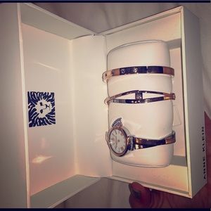 Anne Klein NWT three piece watch set